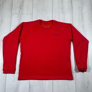 Cotopaxi Womens Size Large Sambaya Crewneck Red Sweater Fleece Sweatshirt